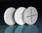 White Ivory Glass Reticle Targets
