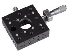 70mm, Center Drive, Thru-Hole Micrometer Stage
