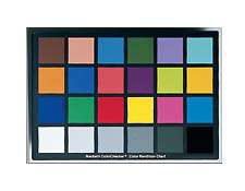 X Rite 大型サイズカラーチェッカー 24色 艶消し Edmund Optics