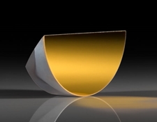 25.4mm Enhanced Protected Gold λ/10 D-Shaped Pickoff Mirror, #36-136